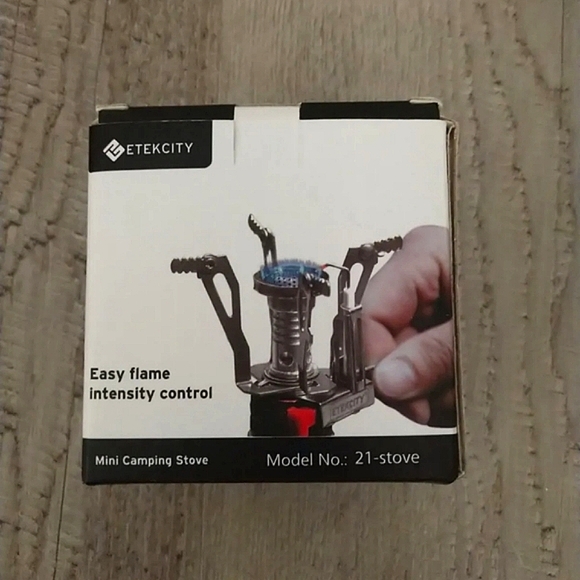 Etekcity Mini Lightweight Backpack/Camp Portable Cook Stove Stainless Steel two - Picture 1 of 3